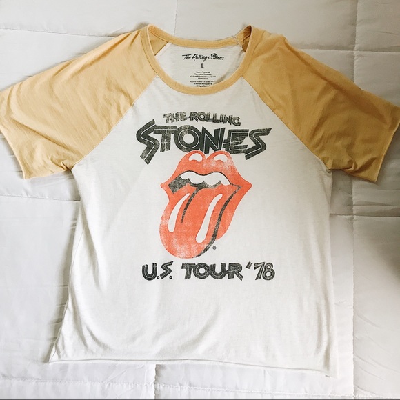 american eagle rolling stones shirt
